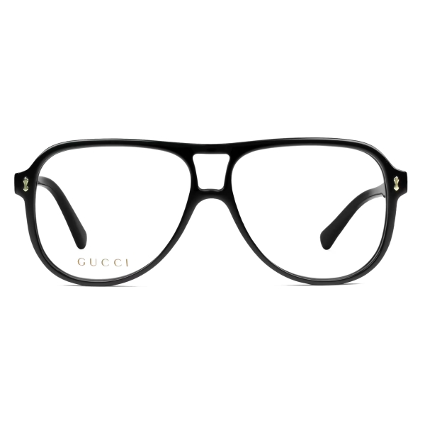 Gucci - Occhiale da Vista Aviator - Nero - Gucci Eyewear