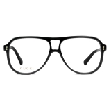 Gucci - Pilot Frame Optical Glasses - Black - Gucci Eyewear