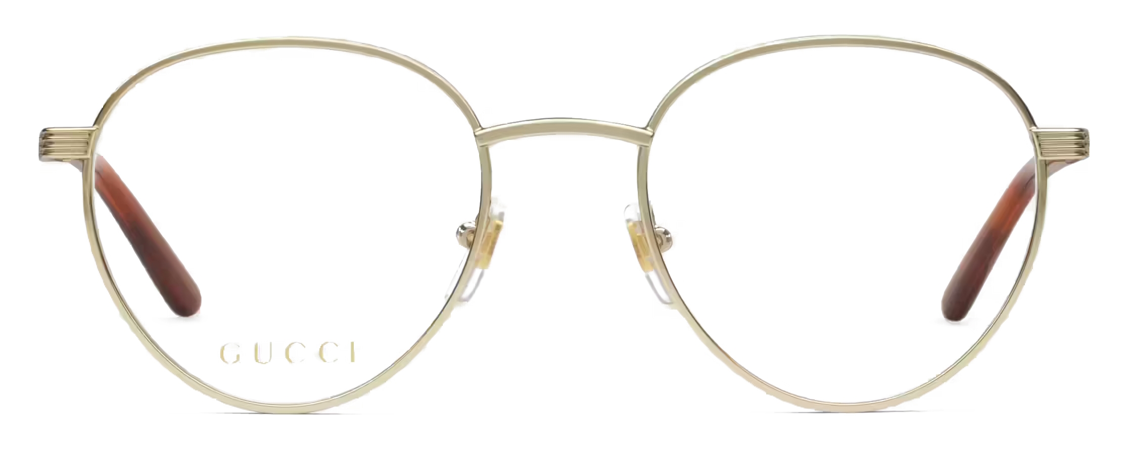 Gold gucci shop glasses frames