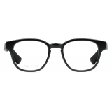 Gucci - Square Frame Optical Glasses - Black Green - Gucci Eyewear