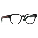 Gucci - Occhiale da Vista Squadrati - Nero Verde - Gucci Eyewear