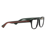Gucci - Square Frame Optical Glasses - Black Green - Gucci Eyewear