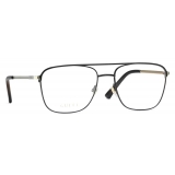 Gucci - Navigator Frame Optical Glasses - Black Gold - Gucci Eyewear