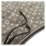 Louis Vuitton Vintage - Mini Lin Manon MM - Gray - Cotton and Calf Leather Shoulder Bag - Luxury High Quality