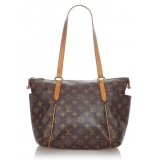 Louis Vuitton Vintage - Monogram Totally PM - Marrone - Borsa in Tela Monogram e Pelle Vacchetta - Alta Qualità Luxury