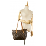 Louis Vuitton Vintage - Monogram Totally PM - Marrone - Borsa in Tela Monogram e Pelle Vacchetta - Alta Qualità Luxury