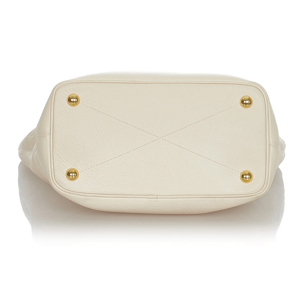 Louis Vuitton Vintage - Monogram Empreinte Citadine PM - White Ivory - Calf  Leather Tote Bag - Luxury High Quality - Avvenice