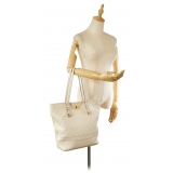 Louis Vuitton Vintage - Monogram Empreinte Citadine PM - Bianco Avorio - Borsa in Pelle Vitello - Alta Qualità Luxury