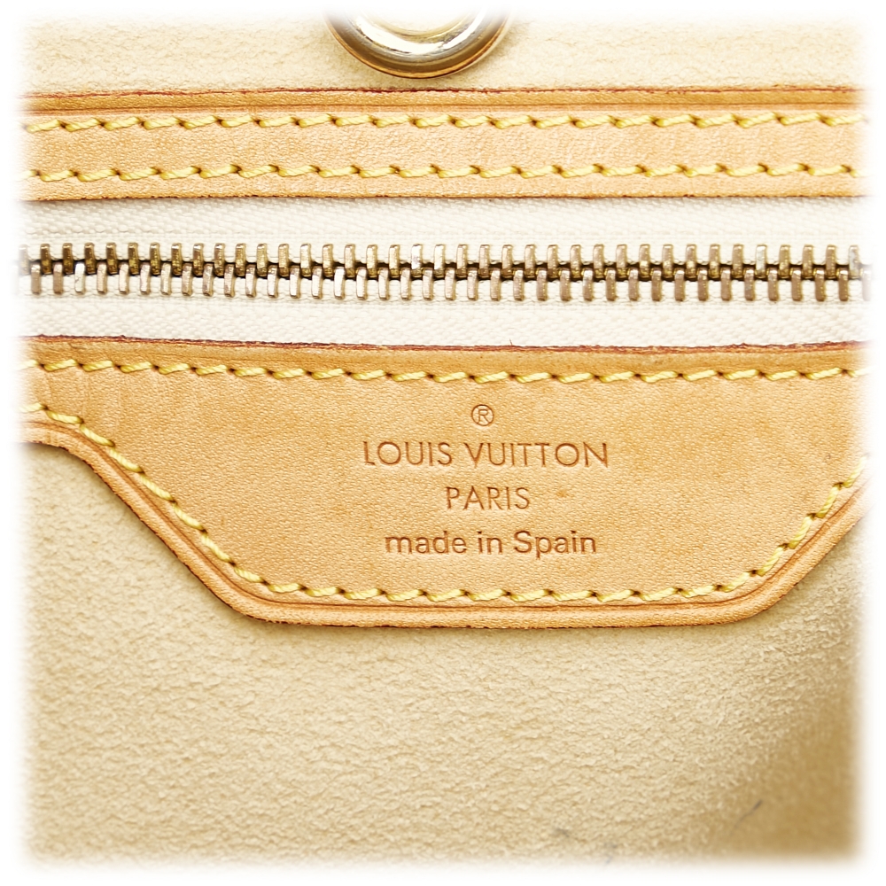 White Louis Vuitton Damier Azur Hampstead MM Tote Bag – Designer Revival