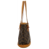 Louis Vuitton Vintage - Monogram Petit Bucket - Brown - Monogram Canvas Tote Bag - Luxury High Quality