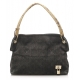 Louis Vuitton Vintage - Monogram Suede Whisper PM - Nero Marrone - Borsa in Pelle Scamosciata - Alta Qualità Luxury