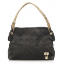 Louis Vuitton Vintage - Monogram Suede Whisper PM - Black Brown - Suede Leather Tote Bag - Luxury High Quality