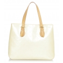 Louis Vuitton Vintage - Vernis Brentwood - White Brown - Vernis Leather Tote Bag - Luxury High Quality