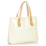 Louis Vuitton Vintage - Vernis Brentwood - White Brown - Vernis Leather Tote Bag - Luxury High Quality