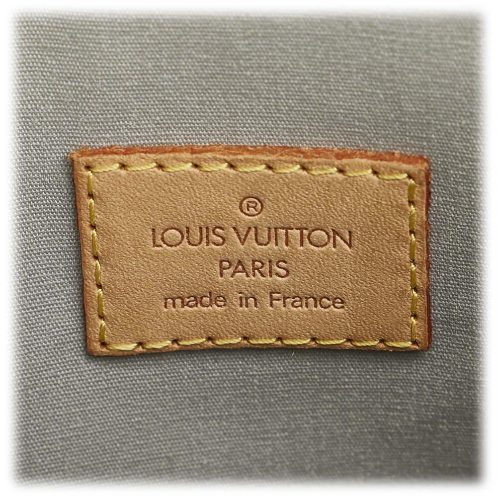 Louis+Vuitton+Brentwood+Shoulder+Bag+White+Leather+Monogram+Vernis