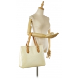 Louis Vuitton Vintage - Vernis Brentwood - White Brown - Vernis Leather Tote Bag - Luxury High Quality