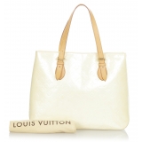 Louis Vuitton Vintage - Vernis Brentwood - White Brown - Vernis Leather Tote Bag - Luxury High Quality