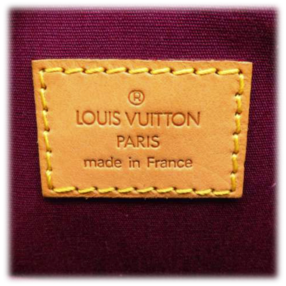 2009 Louis Vuitton Bag Bellevue Varnish PM Brown Patent leather