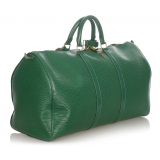 Louis Vuitton Vintage - Epi Keepall 50 - Green - Epi Leather Travel Bag - Luxury High Quality