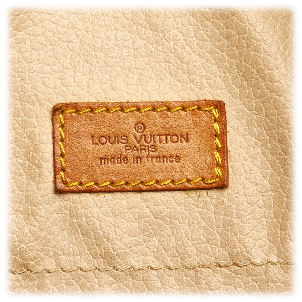 LV Victoire Brown Monogram Canvas with Blue Leather and Gold Hardware  #OYCE-1 – Luxuy Vintage