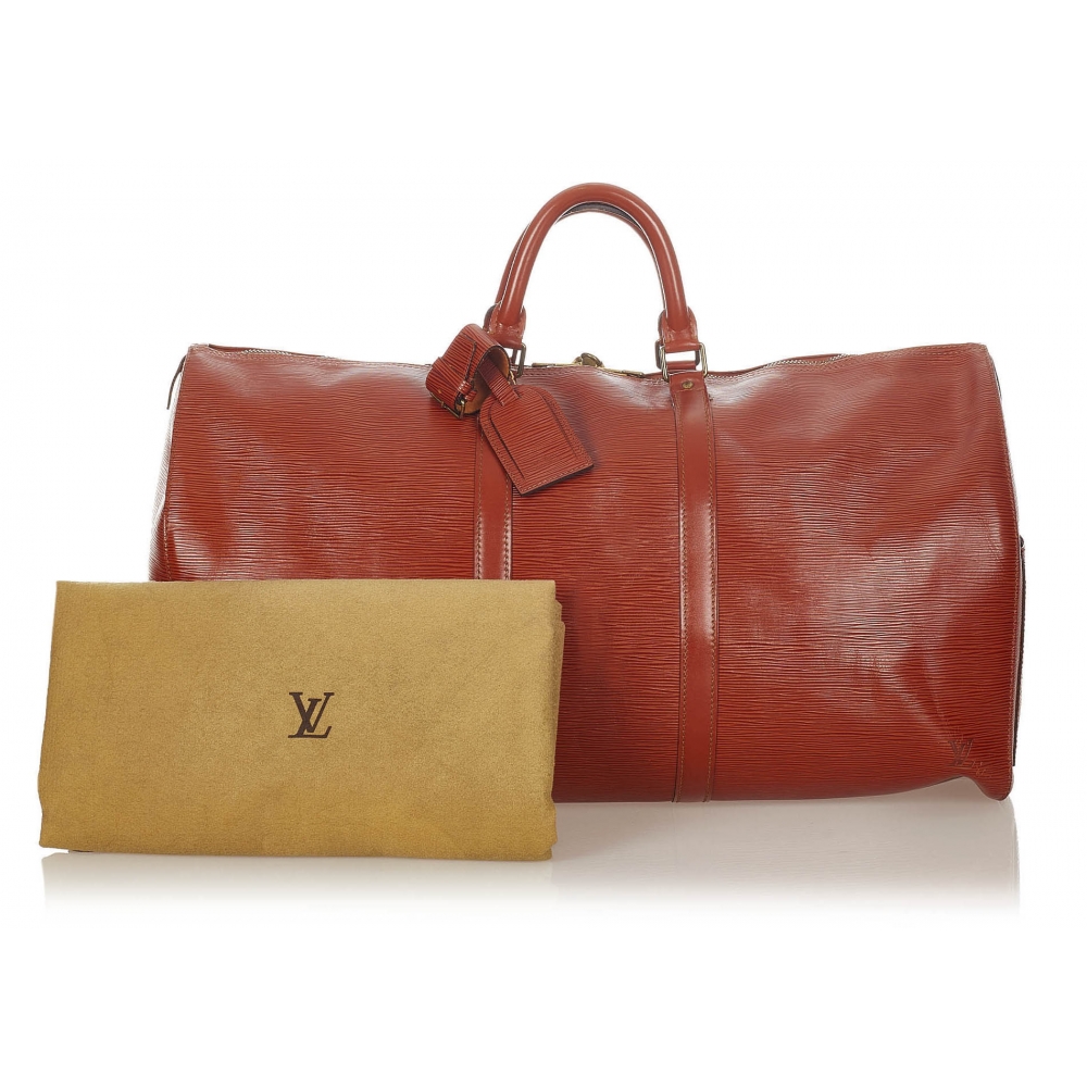 Louis Vuitton Vintage - Epi Keepall 55 - White - Epi Leather