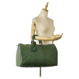 Louis Vuitton Vintage - Epi Keepall 45 - Green - Epi Leather Travel Bag - Luxury High Quality