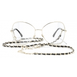 Chanel - Butterfly Sunglasses - Gold Black Transparent - Chanel Eyewear