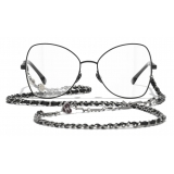 Chanel - Occhiali da Vista a Farfalla - Nero - Chanel Eyewear