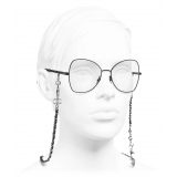 Chanel - Occhiali da Vista a Farfalla - Nero - Chanel Eyewear