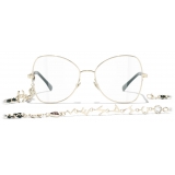 Chanel - Butterfly Eyeglasses - Gold Green - Chanel Eyewear