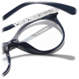 Chanel - Pantos Eyeglasses - Blue Silver - Chanel Eyewear