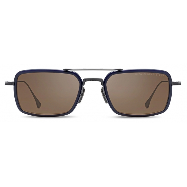 DITA - Flight.008 - Navy Black Iron Dark Brown - DTS134 - Sunglasses - DITA Eyewear