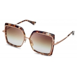 DITA - Narcissus - Cream Tortoise Rose Gold Brown - DTS503 - Sunglasses - DITA Eyewear