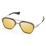 DITA - Rikton - Type 402 - Black White Gold Brown Amber - DTS117 - Sunglasses - DITA Eyewear