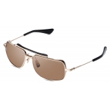 DITA - Symeta - Type 403 - White Gold Black Brown - DTS126 - Sunglasses - DITA Eyewear