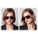 DITA - Symeta - Type 403 - White Gold Black Brown - DTS126 - Sunglasses - DITA Eyewear
