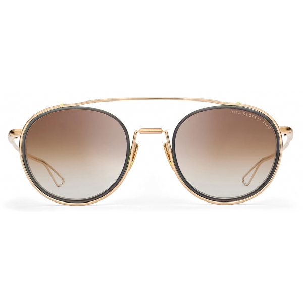 DITA - System-Two - Black Gold Brown - DTS115 - Sunglasses - DITA Eyewear