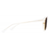 DITA - Lineus-Clip - Yellow Gold Brown - DTS702 - Sunglasses - DITA Eyewear