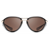 DITA - Nacht-Two - Black White Gold Brown - DTS128 - Sunglasses - DITA Eyewear