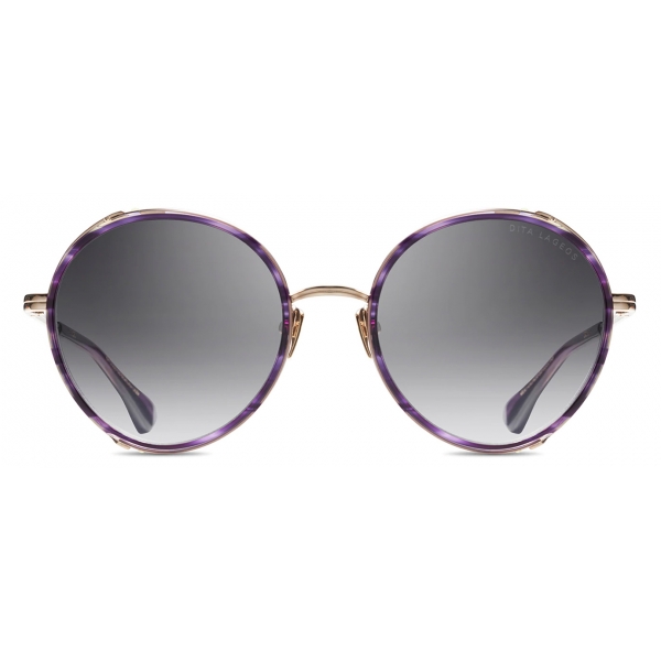 DITA - Lageos - Dark Lavander White Gold Dark Grey - DTS532 - Sunglasses - DITA Eyewear