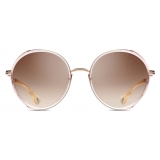 DITA - Lageos - Rose Gold Dark Brown - DTS532 - Sunglasses - DITA Eyewear