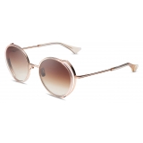 DITA - Lageos - Rose Gold Dark Brown - DTS532 - Sunglasses - DITA Eyewear
