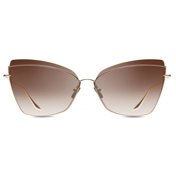 DITA - Starspann - White Gold Dark Brown - DTS531 - Sunglasses - DITA Eyewear