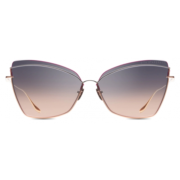 DITA - Starspann - Rose Gold Dark Grey Peach - DTS531 - Sunglasses - DITA Eyewear