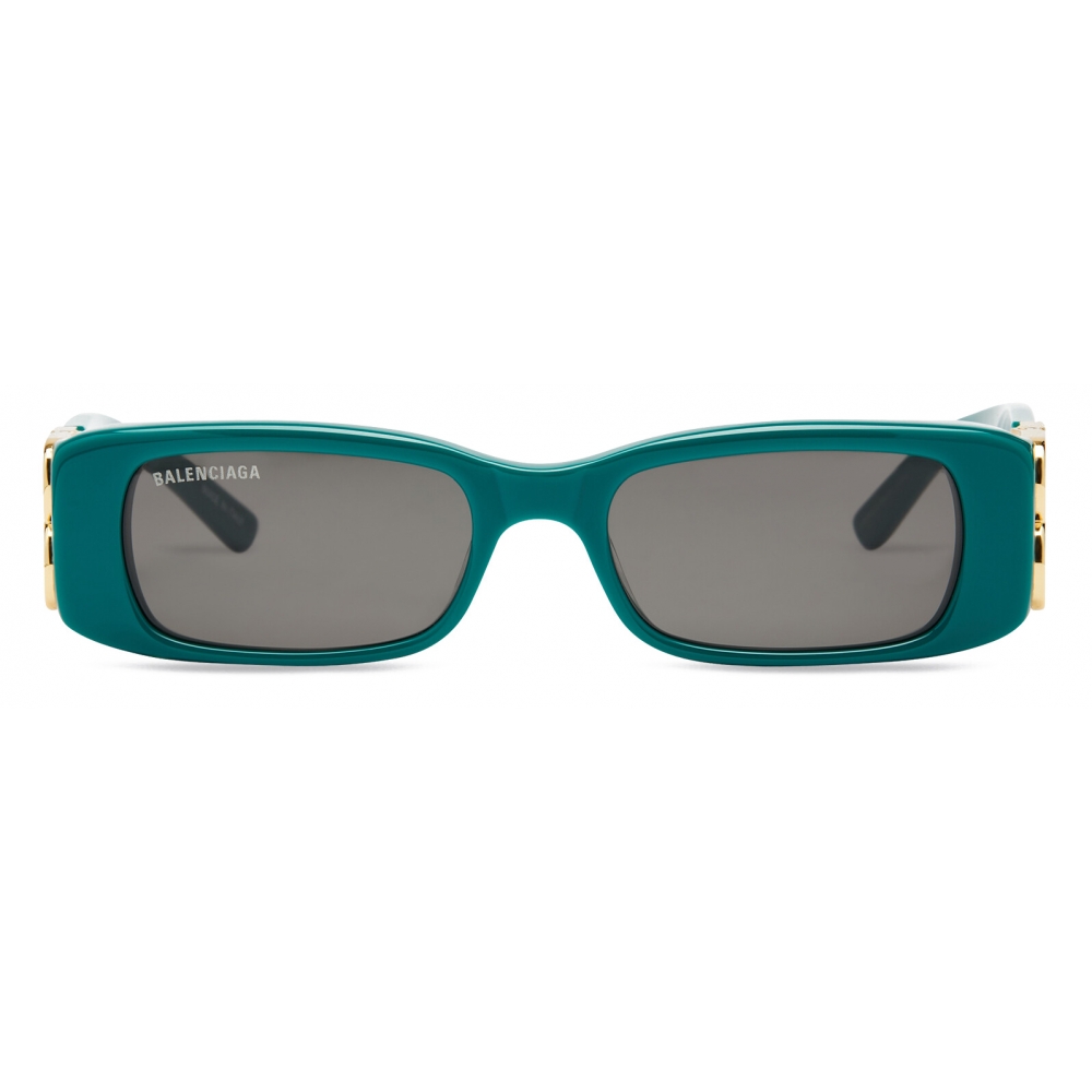 polet hurtig gispende Balenciaga - Women's Dynasty Rectangle Sunglasses - Green - Sunglasses - Balenciaga  Eyewear - Avvenice