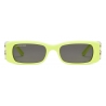 Balenciaga - Occhiali da Sole Dynasty Rectangle da Donna - Giallo - Occhiali da Sole - Balenciaga Eyewear