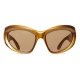 Balenciaga - Wrap D-Frame Sunglasses - Gold - Sunglasses - Balenciaga Eyewear