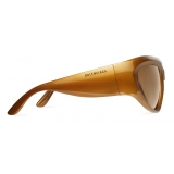 Balenciaga - Wrap D-Frame Sunglasses - Gold - Sunglasses - Balenciaga Eyewear
