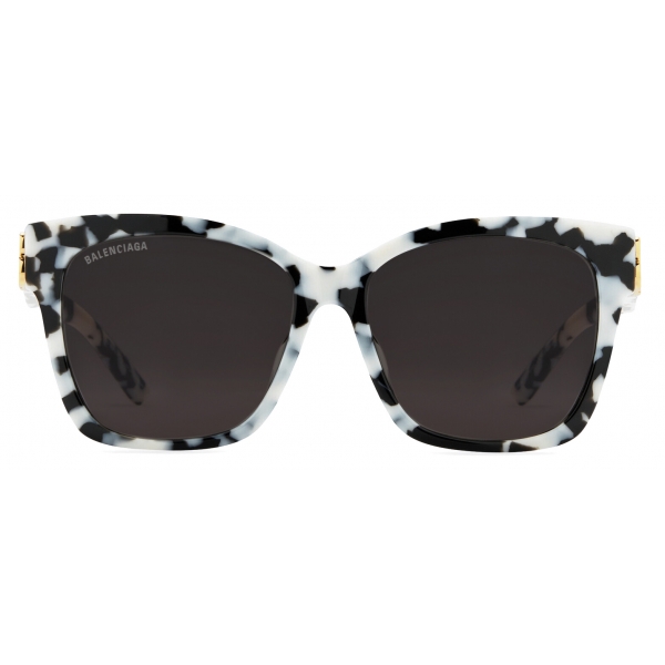 Balenciaga - Dynasty Square Sunglasses - White - Sunglasses - Balenciaga Eyewear