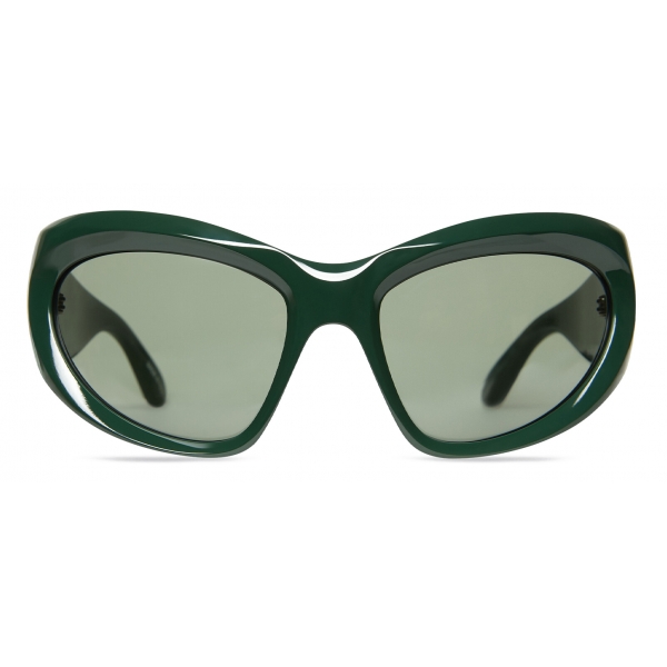 Balenciaga - Wrap D-Frame Sunglasses - Green - Sunglasses